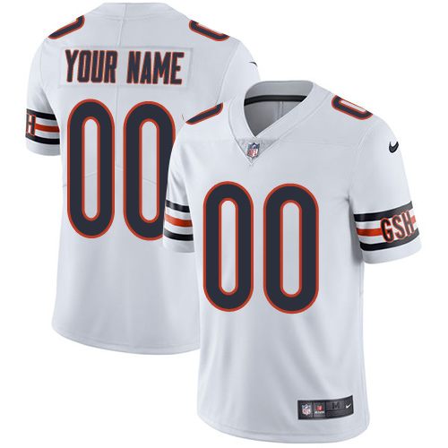 Chicago Bears Customized White Vapor Untouchable NFL Stitched Limited Jersey - Zenithce