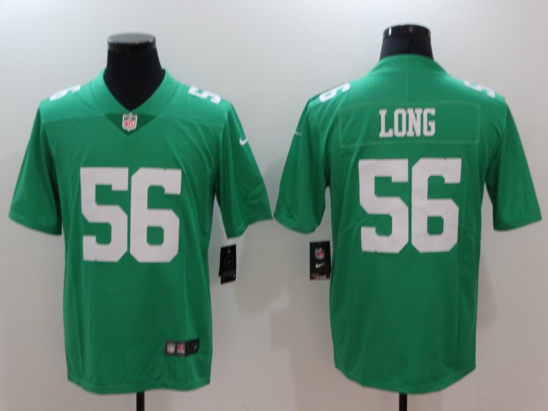 Philadelphia Eagles #56 Chris Long Green Throwback Vapor Untouchable Limited Stitched Jersey - Zenithce