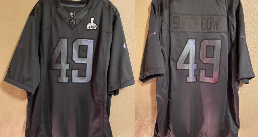 Super Bowl 49 Black Limited Edition NWT Jersey Mens S Football - Zenithce