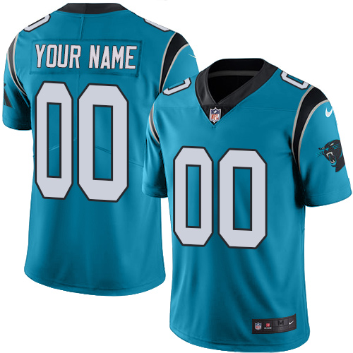 Carolina Panthers Customized Blue Team Color Vapor Untouchable Limited Stitched NFL Jersey - Zenithce