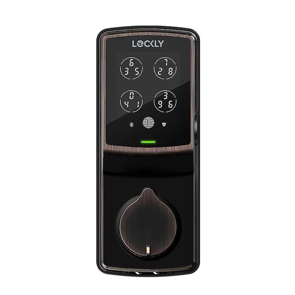 Lockly Secure Plus Digital Keypad Biometric Smart Deadbolt Door Lock - Zenithce
