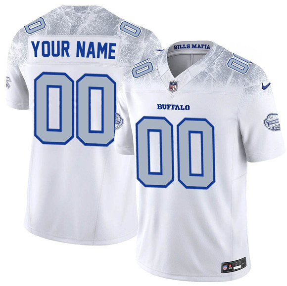 Buffalo Bills Custom White 2025 F.U.S.E. “Rivalries” Vapor Untouchable Limited Stitched Jersey - Zenithce