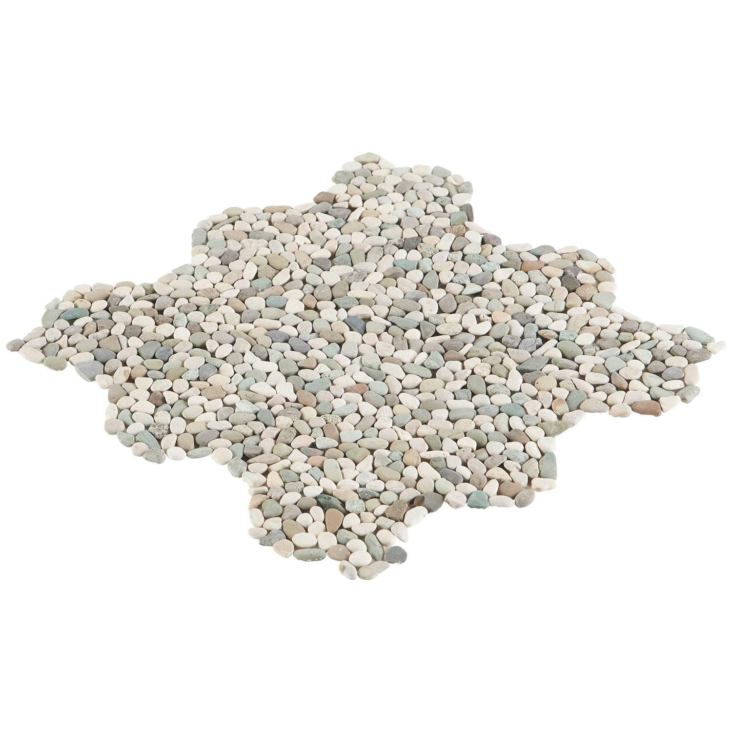 Ivy Hill Tile Countryside Micropebbles 11.81 in. x 11.81 Floor and Wall Mosaic - Zenithce