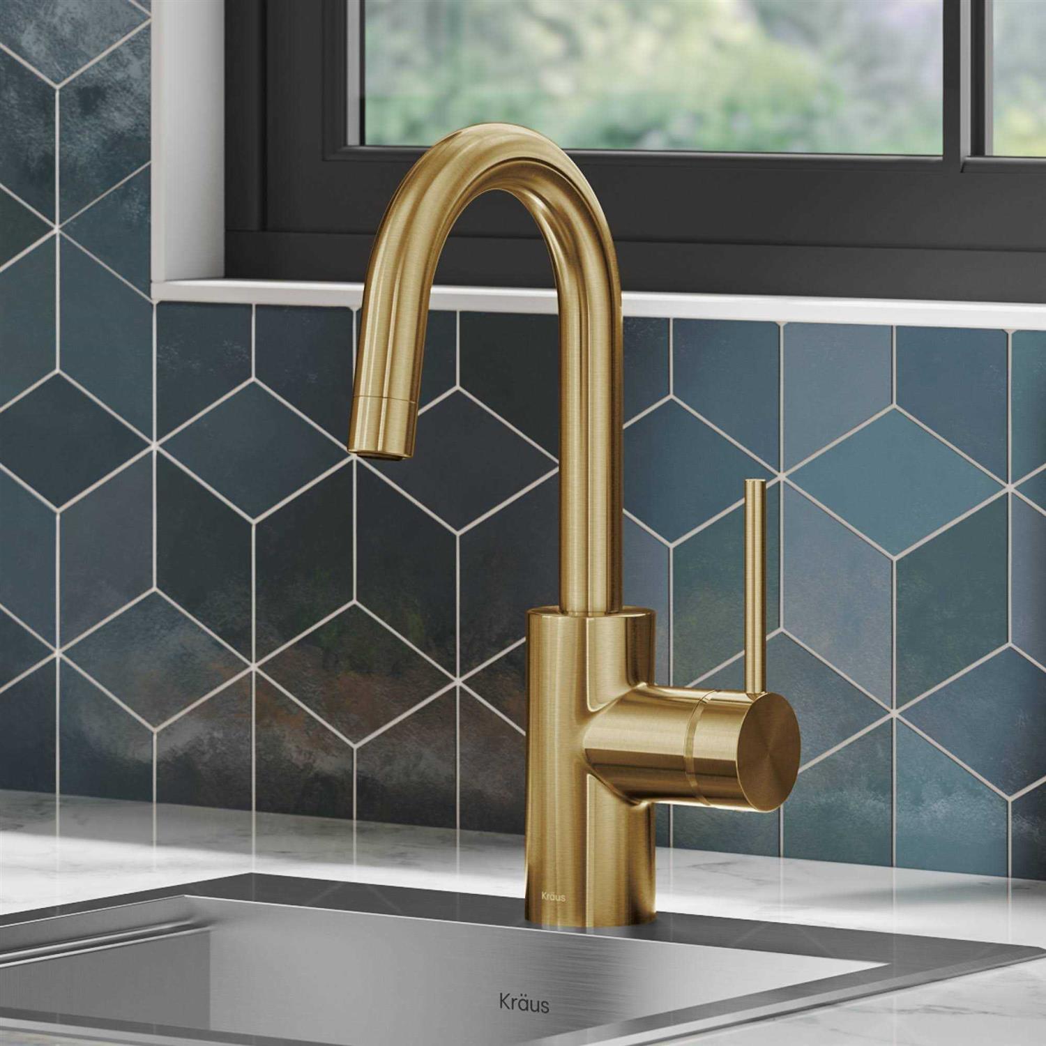 Kraus Oletto Single Handle Kitchen Bar Faucet KPF-2822 - Zenithce