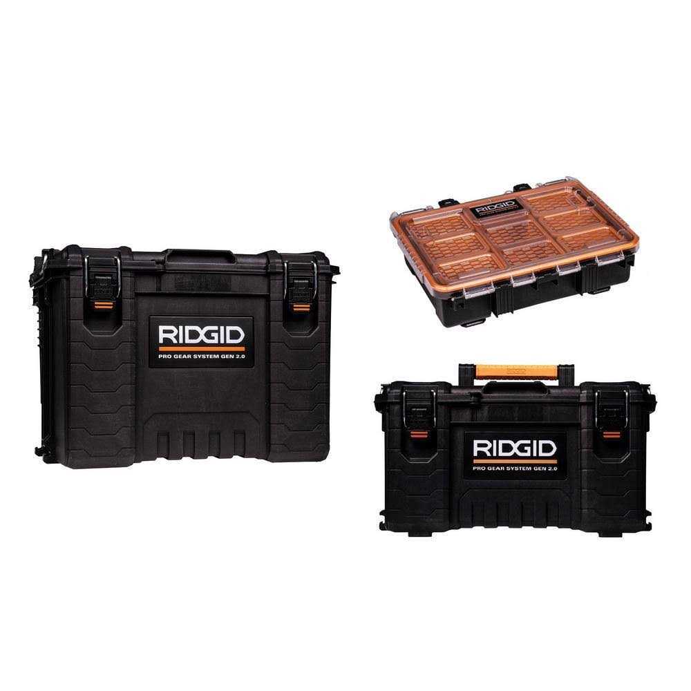 RIDGID 2.0 Pro Gear System 25 in. Rolling Tool Box and Tool Case - Zenithce