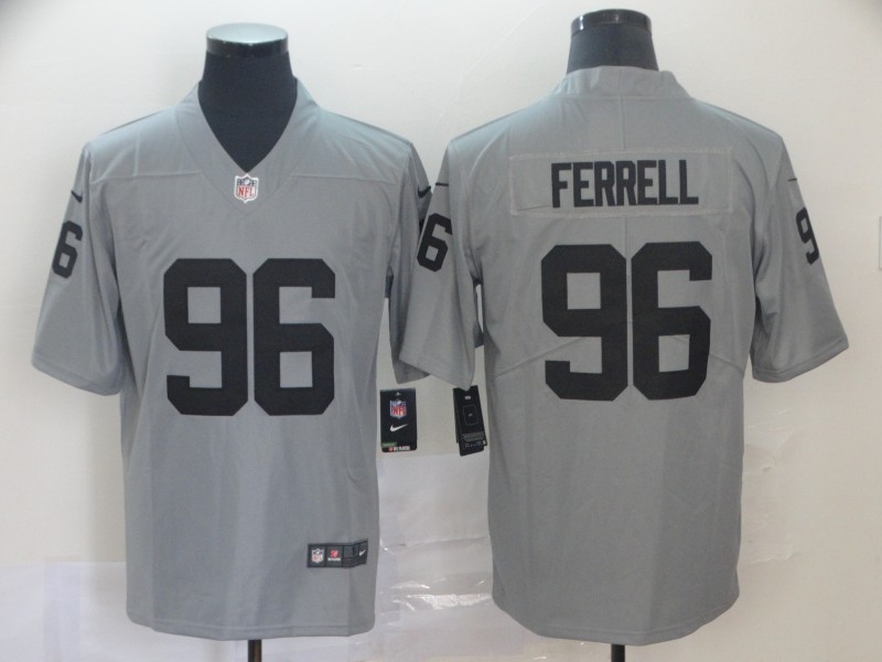 Raiders #96 Clelin Ferrell 2019 Gary Inverted Legend Stitched Jersey - Zenithce