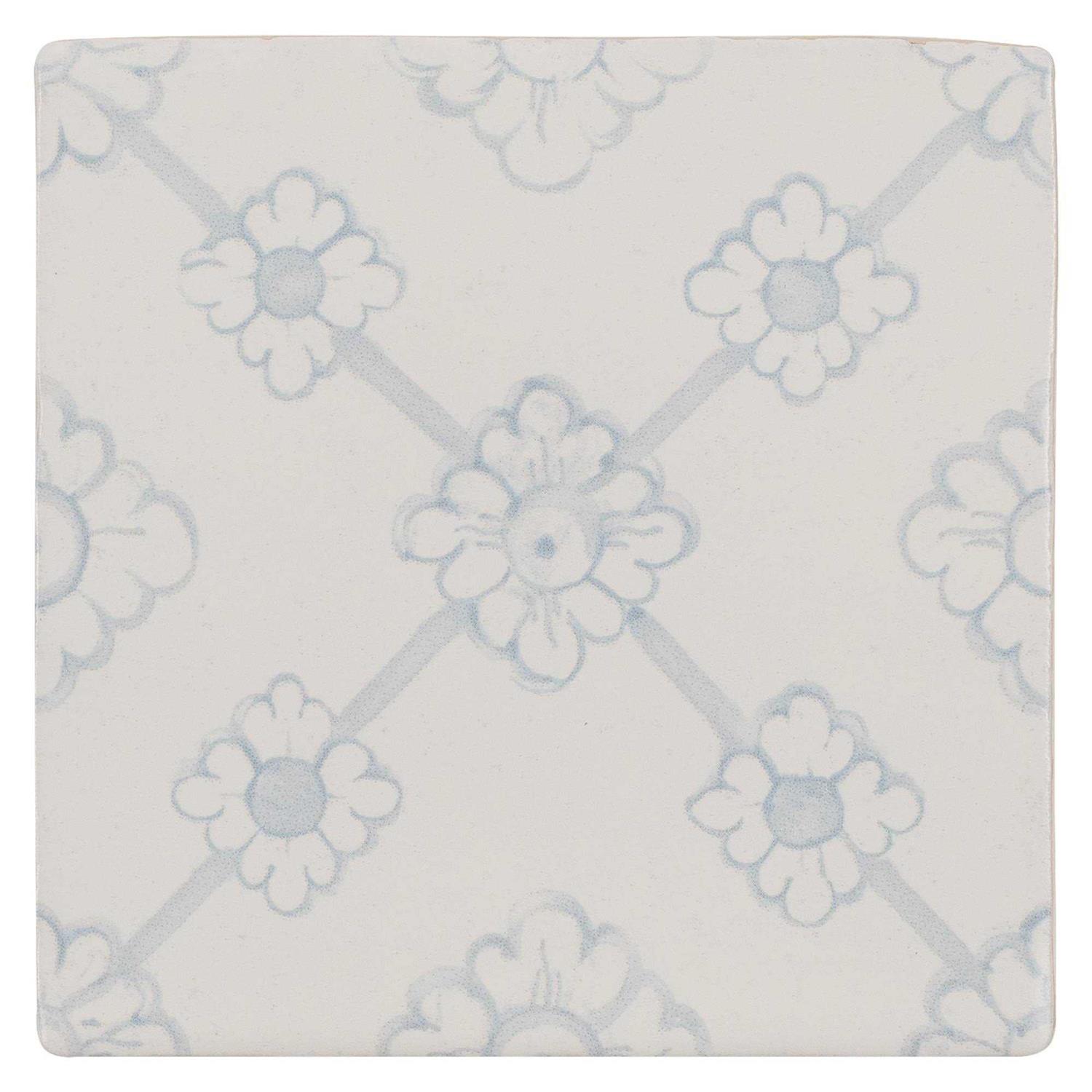 Traditional 5×5 Light Square Matte Ceramic Mosaic Tile - Zenithce