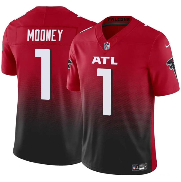 Atlanta Falcons #1 Darnell Mooney Red 2024 F.U.S.E. Vapor Untouchable Limited Stitched Jersey - Zenithce