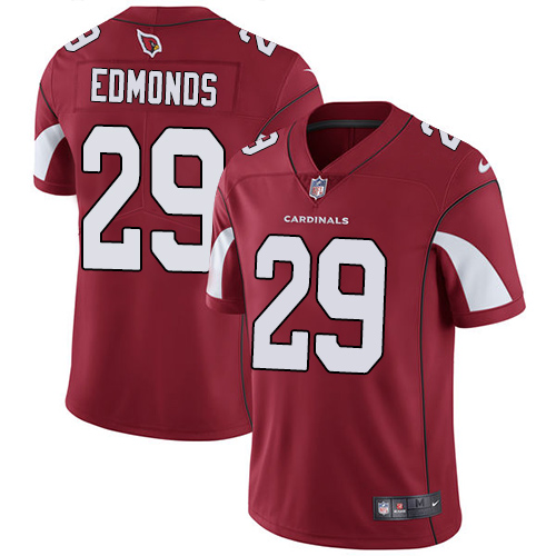 Arizona Cardinals #29 Chase Edmonds Red Game Jersey - Zenithce