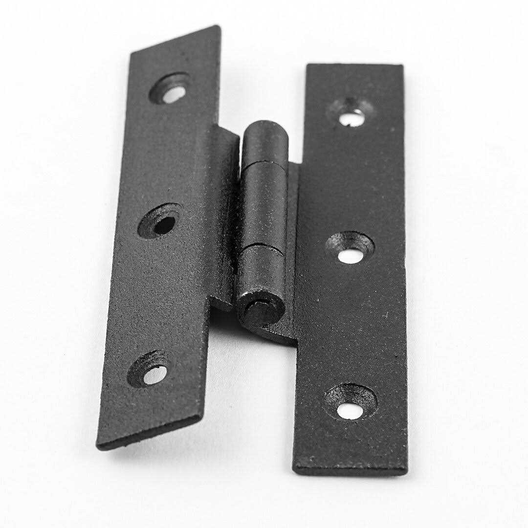 Renovators Supply Manufacturing Iron Hinges Black Pintle Hinge Strap Shutter Hinge Offset 2.25 Inch - Zenithce