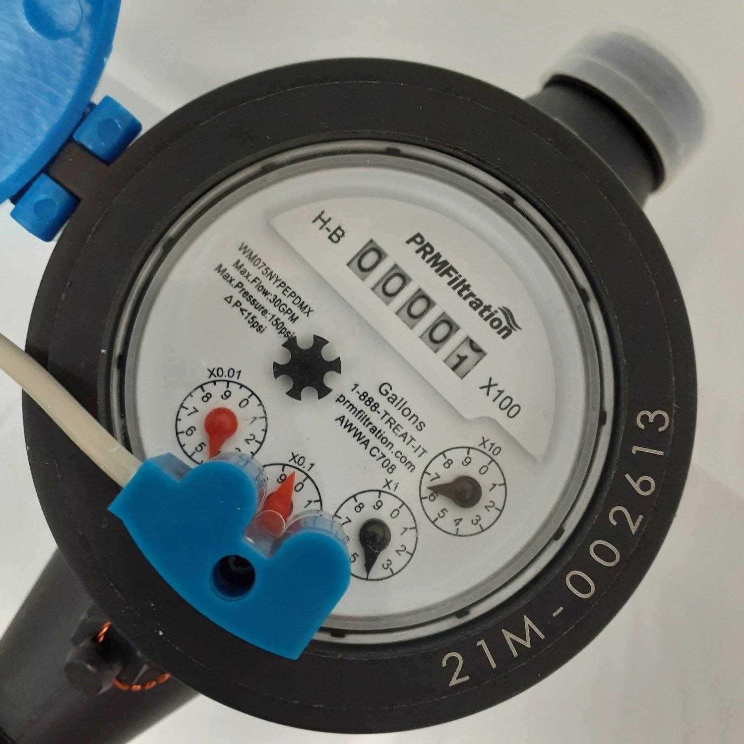 Nylon Totalizing Water Meter - Zenithce