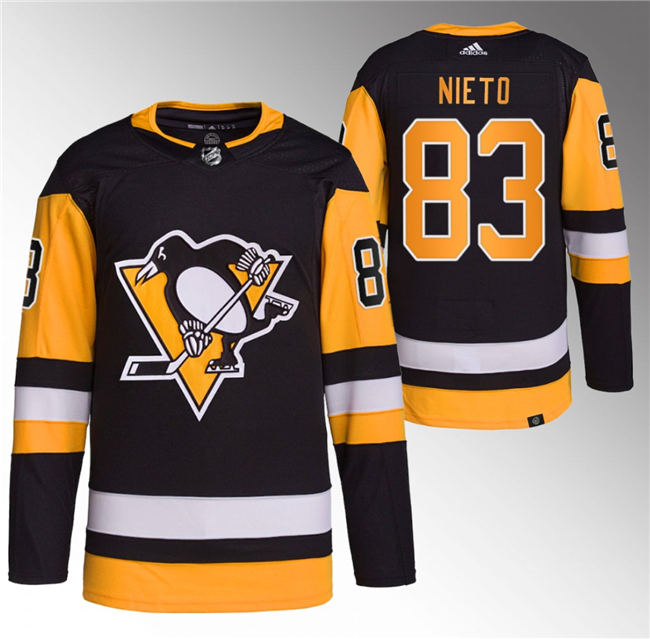 Pittsburgh Penguins #83 Matt Nieto Black Stitched Jersey - Zenithce