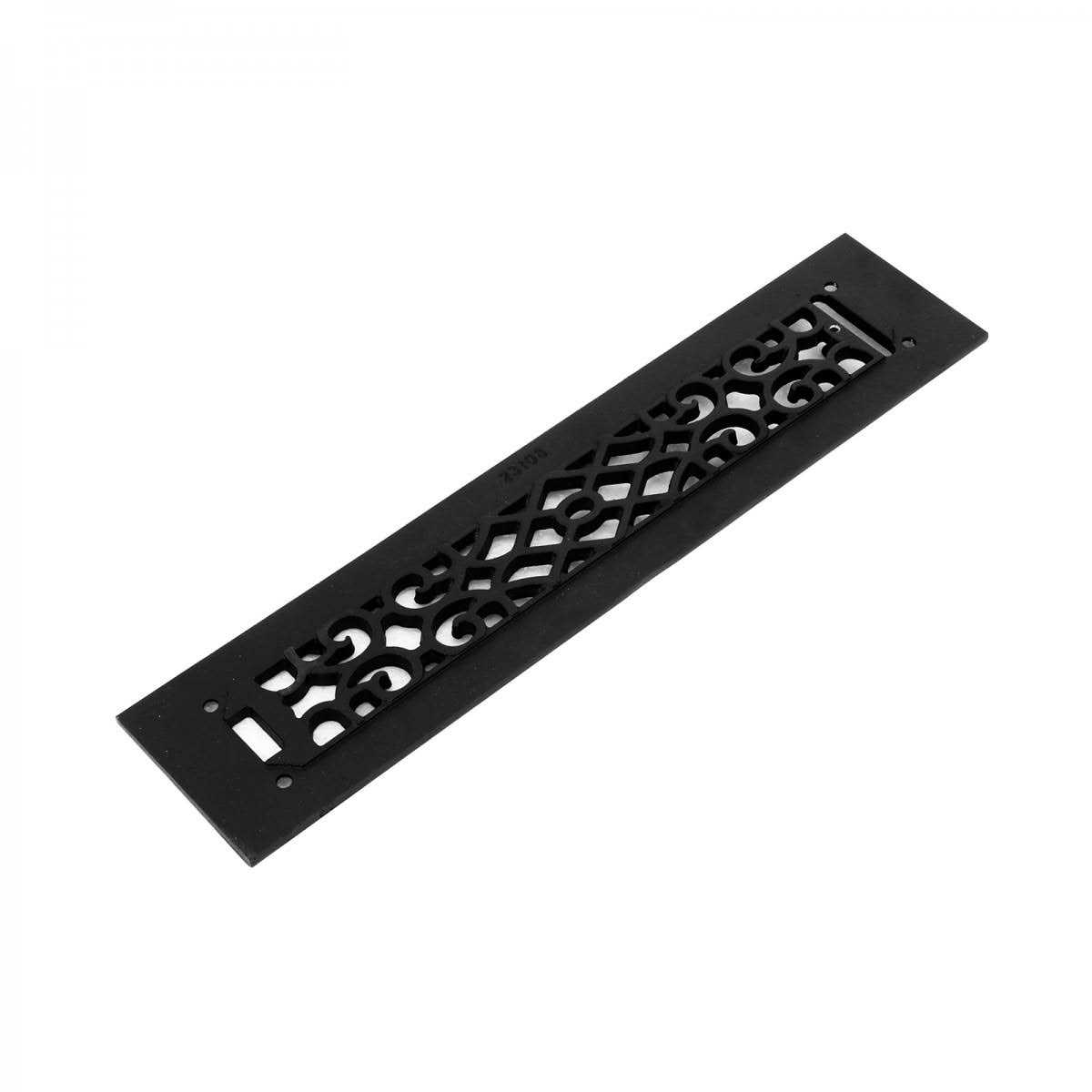 The Renovators Supply Inc. Floor Heat Air Register Grille Cast Aluminum Victorian Overall - Zenithce