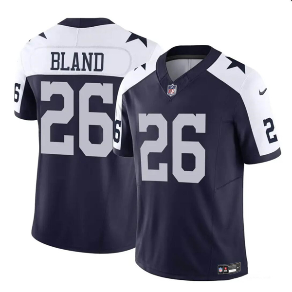 Dallas Cowboys #26 DaRon Bland White Navy 2023 F.U.S.E. Vapor Untouchable Limited Stitched Jersey - Zenithce