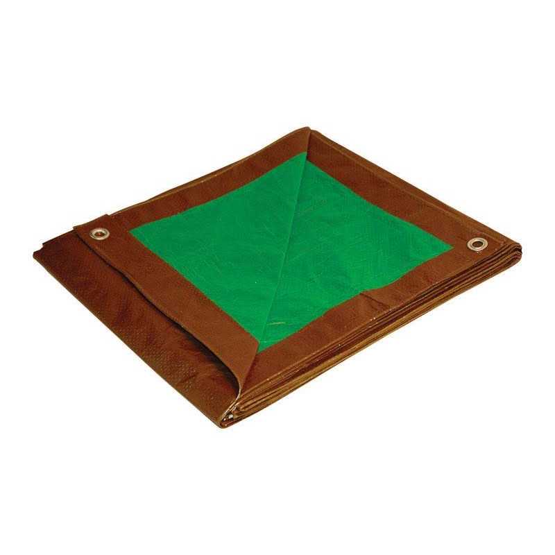 Foremost Dry Top Tarp Brown Reversible Tarp - Zenithce