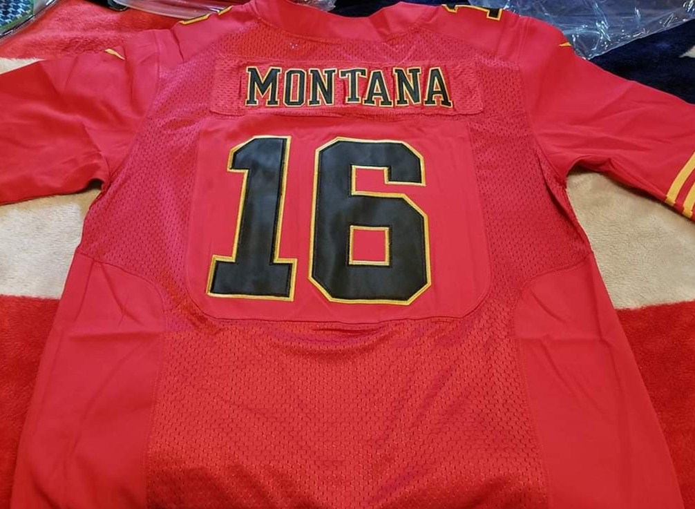 San Francisco 49ers Custom Nike Red Color With Black Letters Rush Vapor Untouchable Limited Stitched NFL Jersey - Zenithce