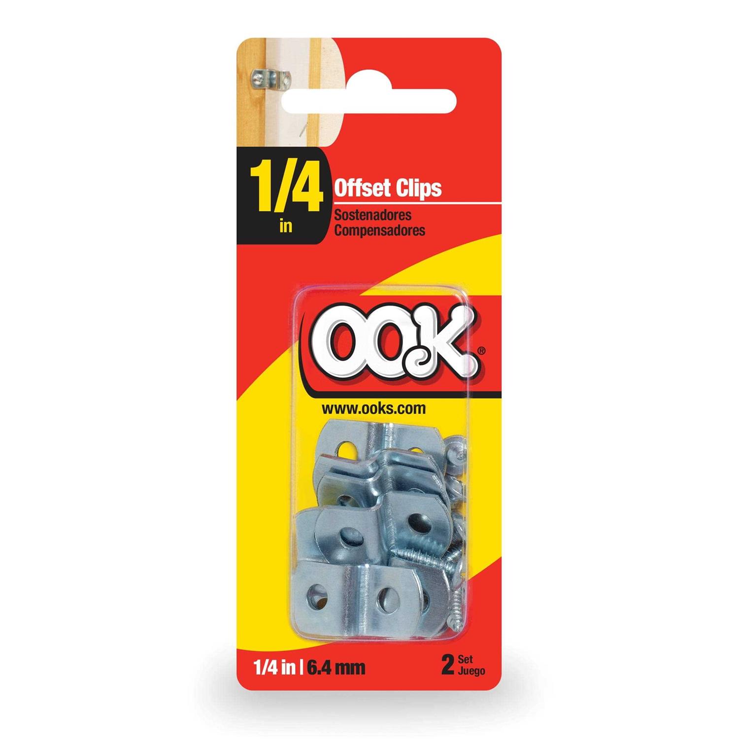 Ook Steel Mirror Clip Offset - Zenithce