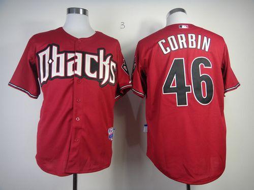 Diamondbacks #46 Patrick Corbin Red Cool Base Stitched Jersey - Zenithce