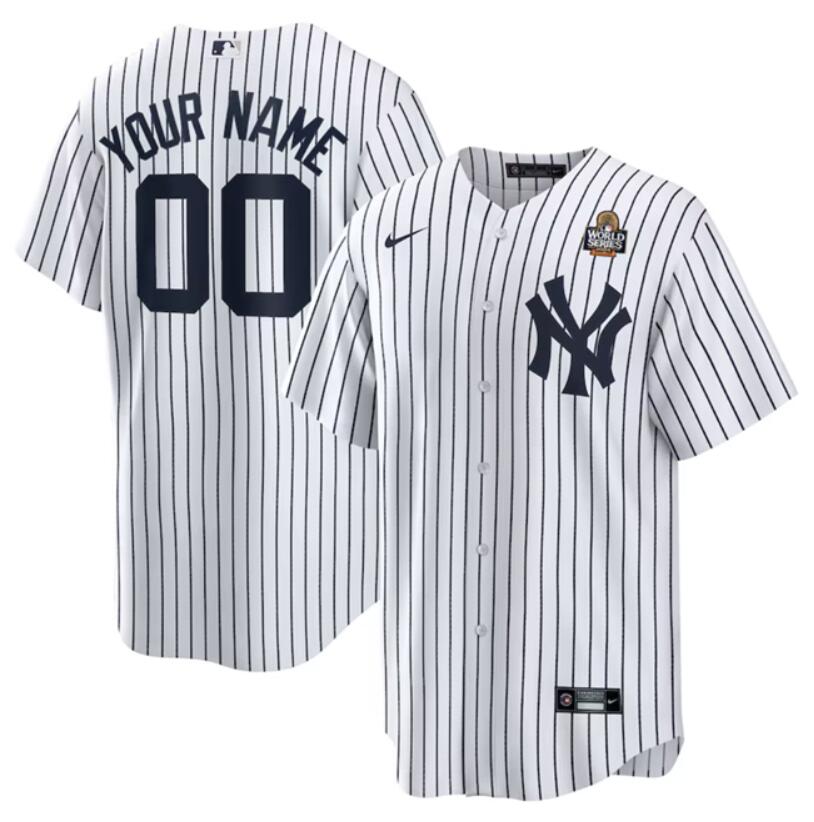 New York Yankees Custom White 2024 World Series Cool Base Stitched Jersey - Zenithce