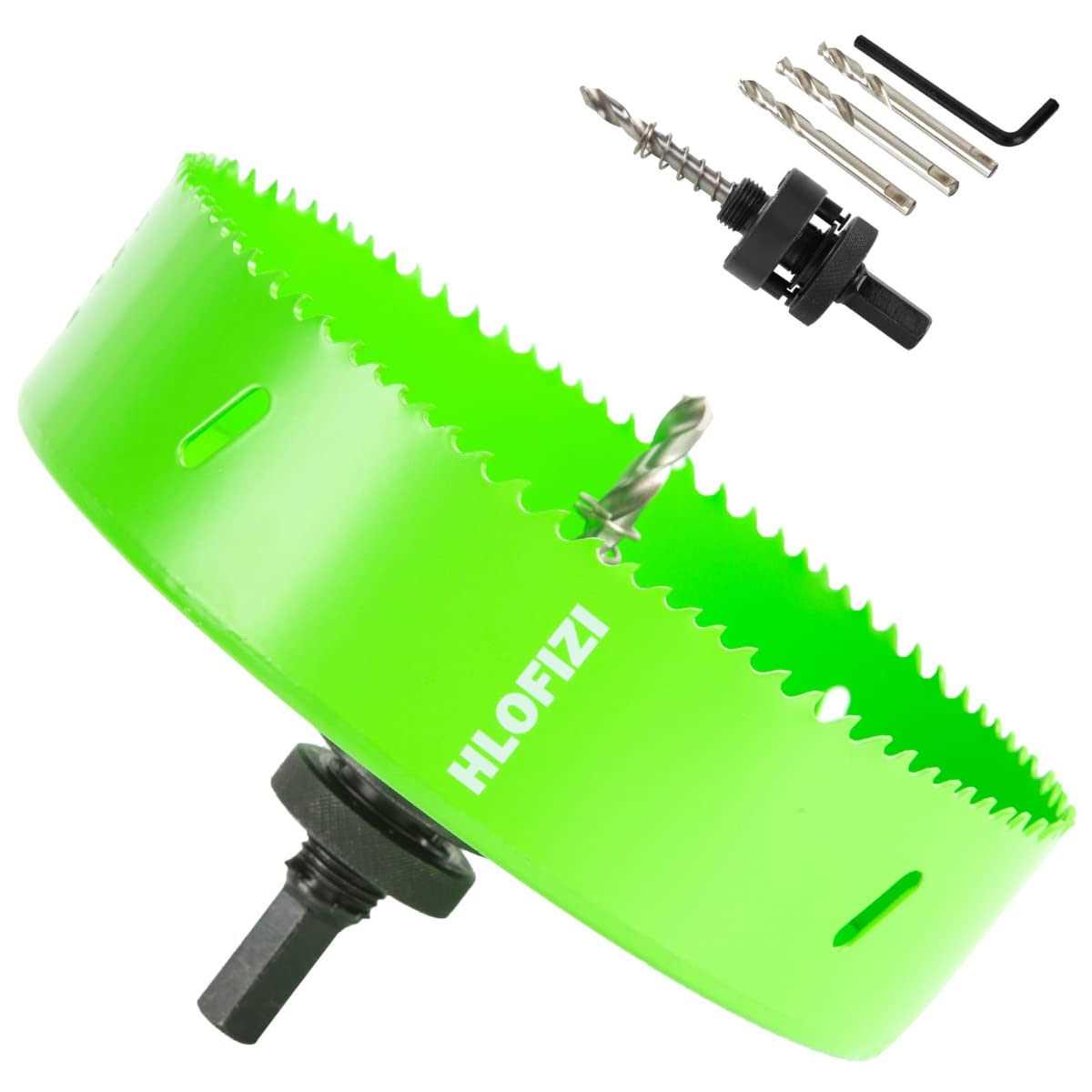 HLOFIZI 6-3/8 Hole Saw for 6 Recessed Lights - Zenithce