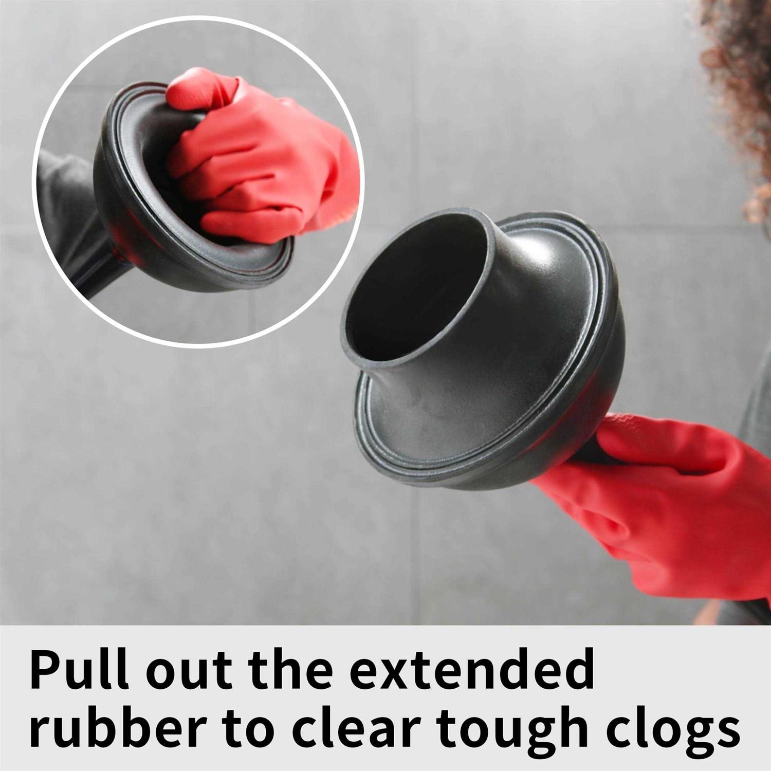 MR.SIGA Toilet Plunger and Bowl Brush Combo for Bathroom Cleaning - Zenithce