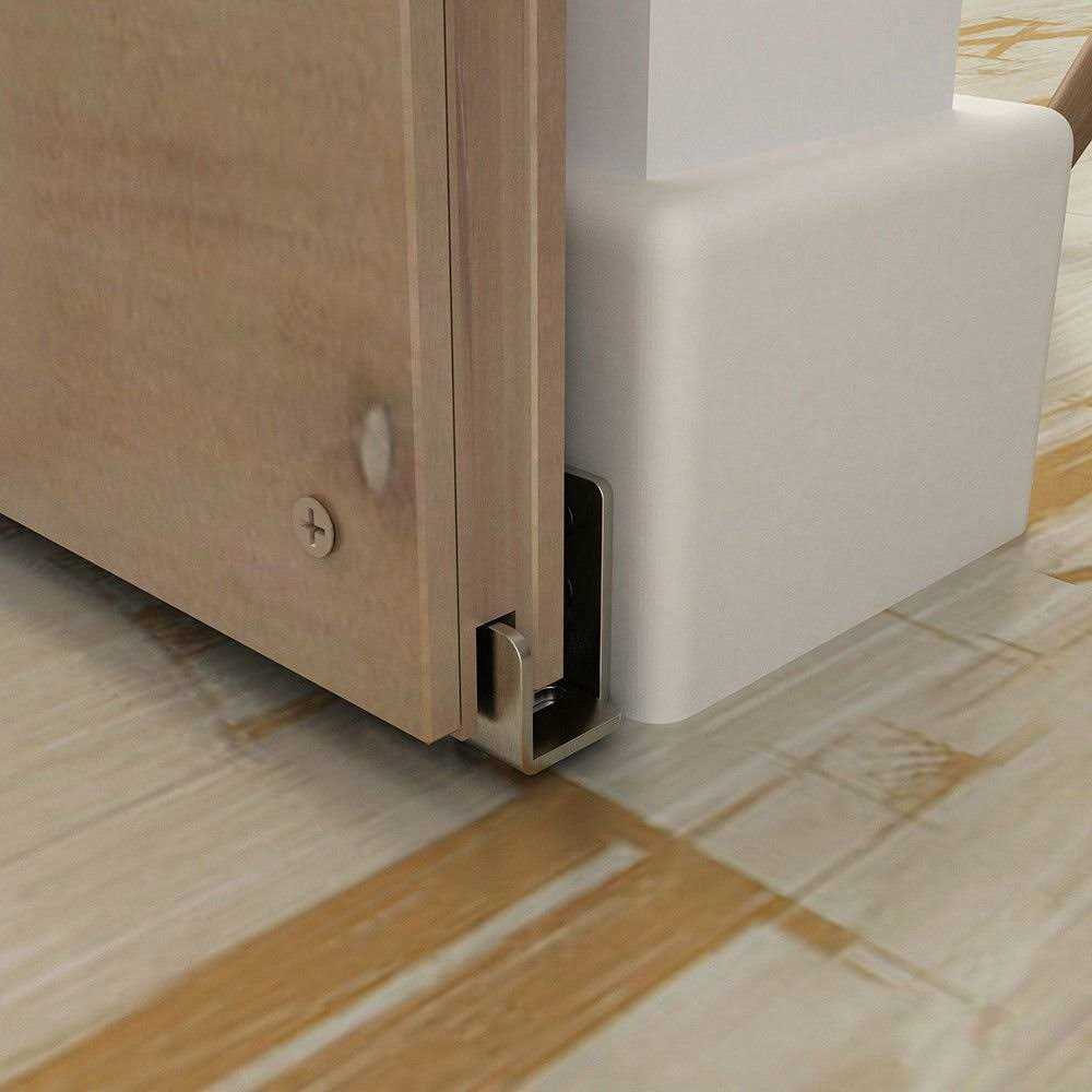 JUBEST Commercial Grade Aluminum Pocket Door Hardware Kit and Track Set Track Length WF-TSQAL05-5FT - Zenithce