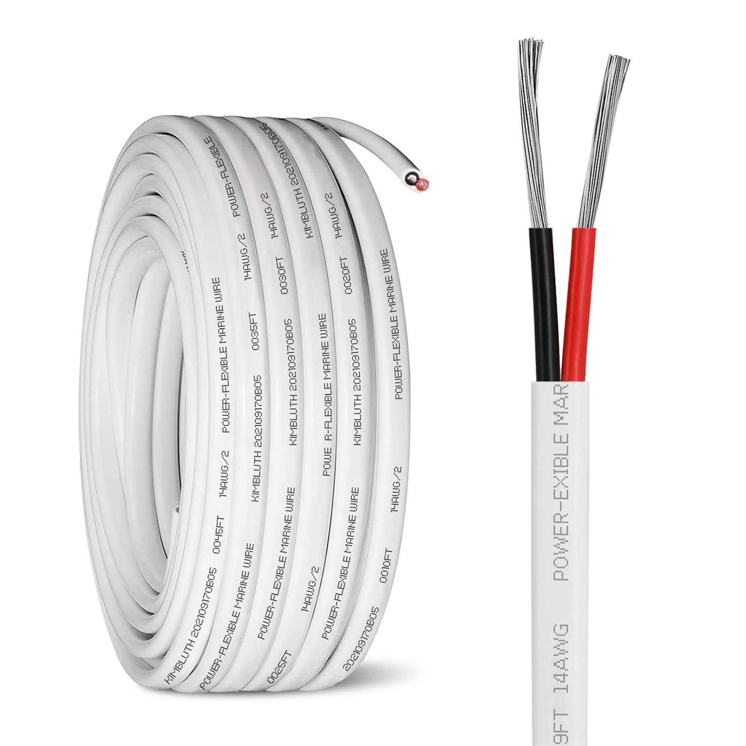 Kimbluth gauge Duplex Marine Wire Tinned copper Boat cable AWg Standard USA OFc Oxygen Free copper Wire for Automoti - Zenithce