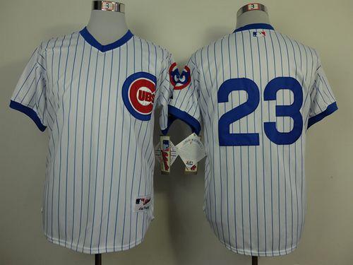 Cubs #23 Ryne Sandberg White 1988 Turn Back The Clock Stitched Jersey - Zenithce