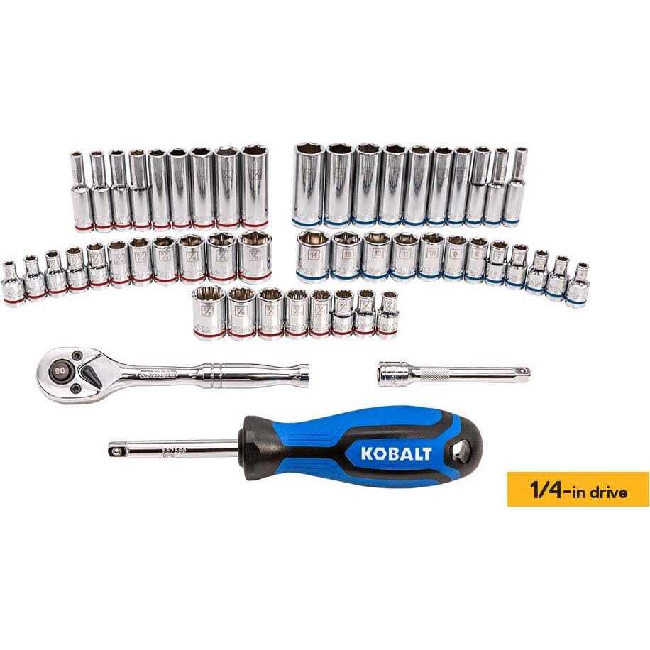 Kobalt 20-Piece Set 12-point Standard and Metric Ratchet Wrench 81730 - Zenithce