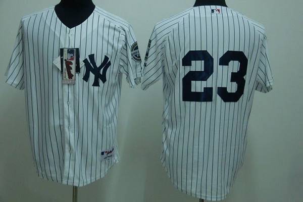 Yankees #23 Don Mattingly Stitched White Jersey - Zenithce