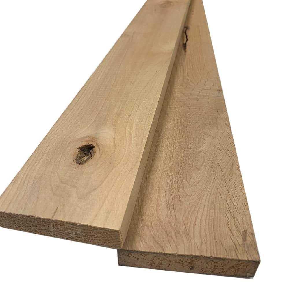 Swaner Hardwood 1 in. x 2 ft. Knotty Alder S4S Board - Zenithce