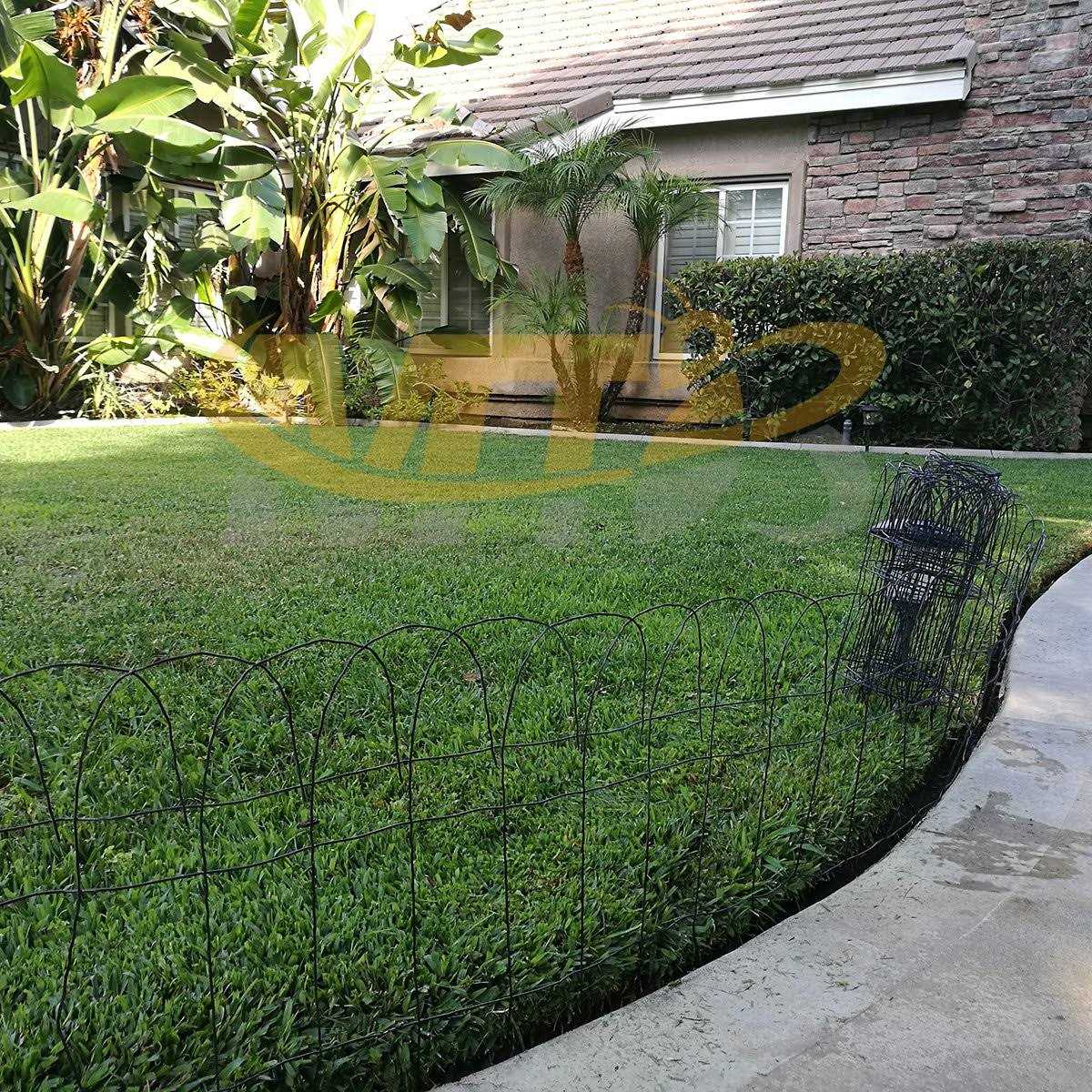 MTB Supply MTB Black PVC Coated Welded Wire Mesh Garden Economy Fence 1 Inch x 1 Inch 16GA - Zenithce