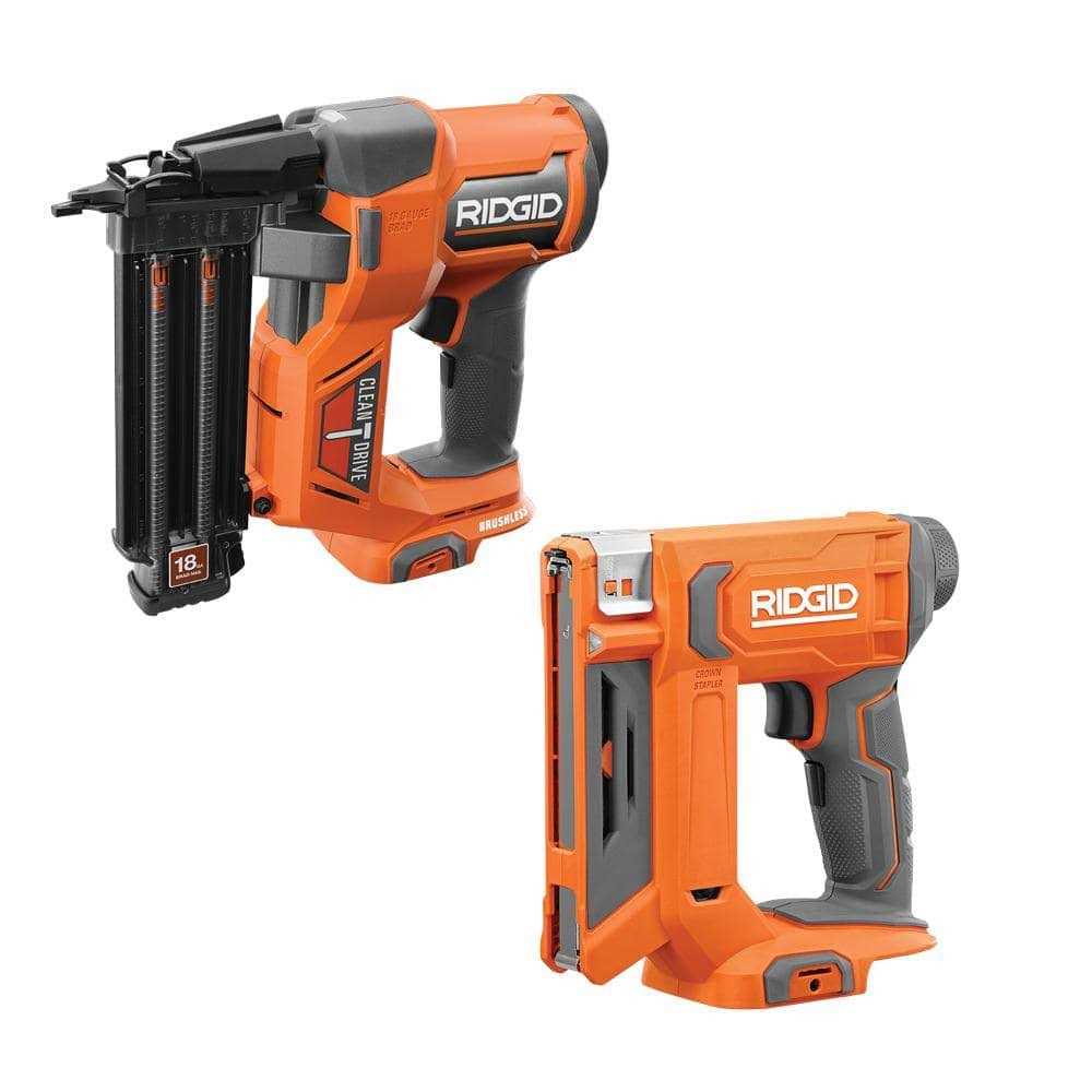 RIDGID 18V Brushless Cordless 18-Gauge 2-1/8 in. Brad Nailer 18V - Zenithce