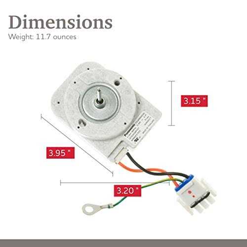 Parts Master Replacement for GE Refrigerator Evaporator Fan Motor - Zenithce