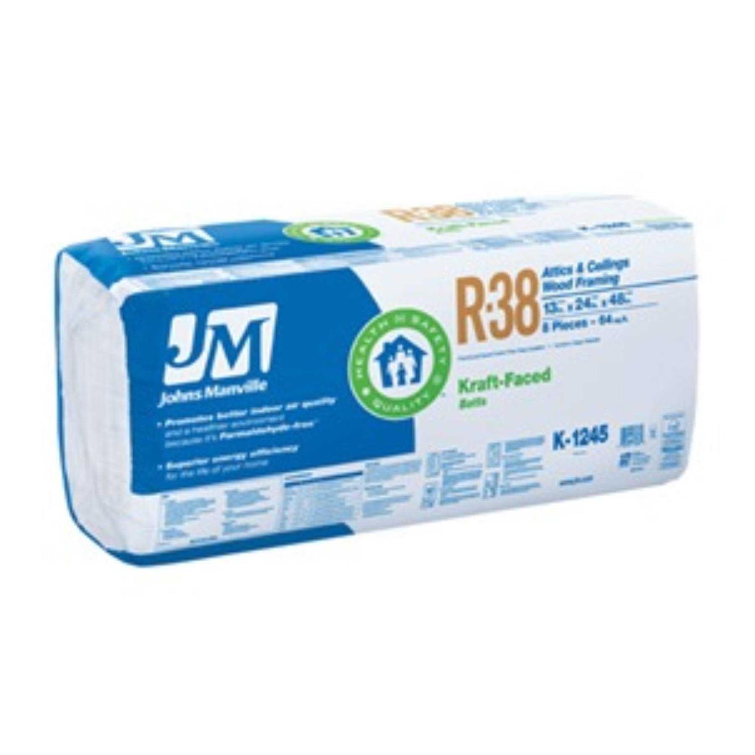 Johns Manville 90005451 R38 16x22x48x22 Kraft Batt - Zenithce