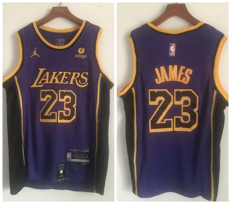 Lakers 23 Lebron James Purple Swingman Jersey - Zenithce