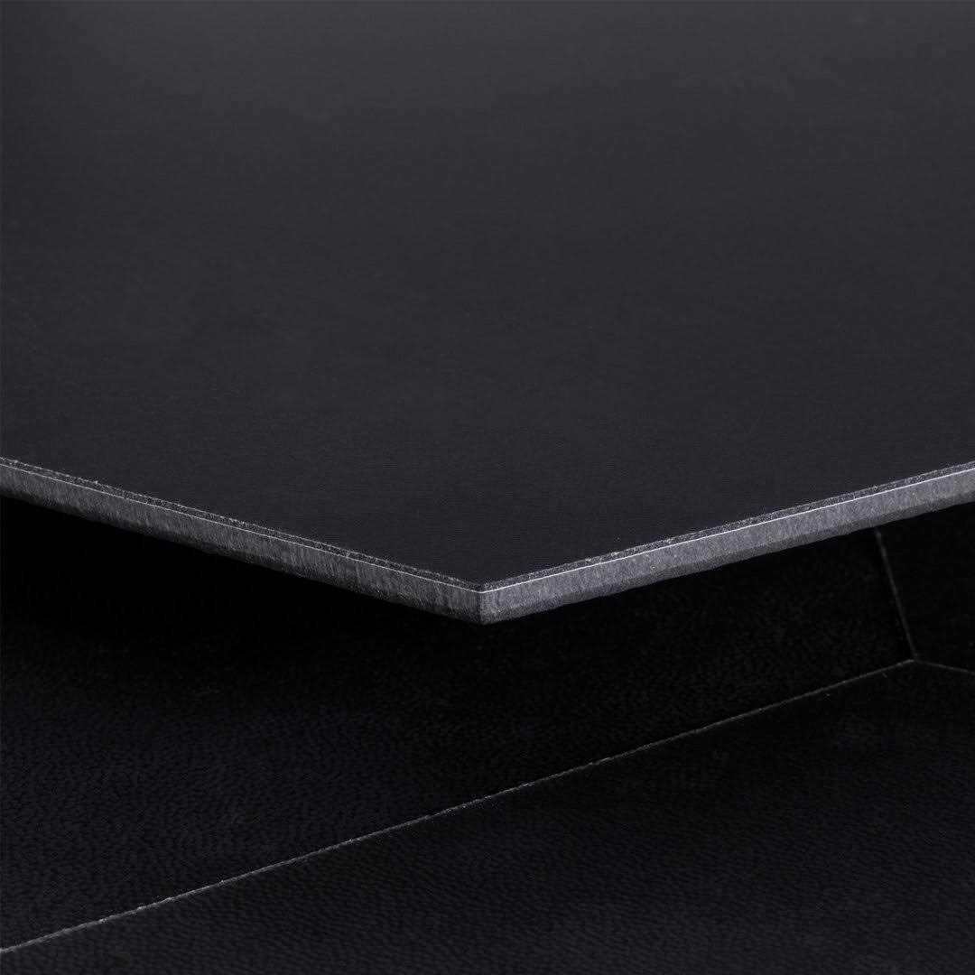 Lucida Mc-513 Maxcore 7-5/16 inch Wide Smooth Vinyl Flooring, Black - Zenithce