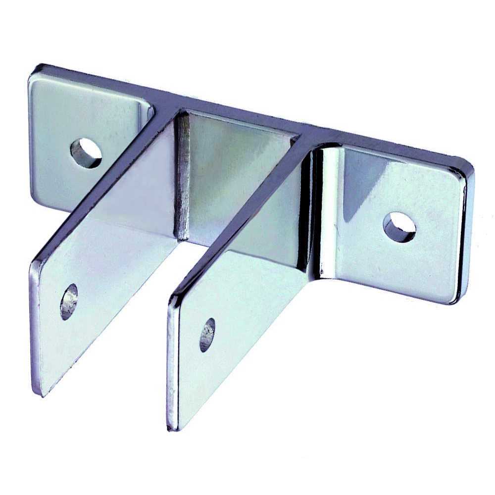 Harris Hardware 11929 Extra Long U Bracket Stamped Stainless Steel 1-Inch Panel Thickness - Zenithce