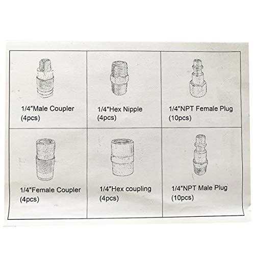 TL TOOLEGIN 3/8 NPT Male x NPT Female Brass Bushing Reducer Adapter Reducing Pipe Fitting 5pcs 1200 PSI - Zenithce