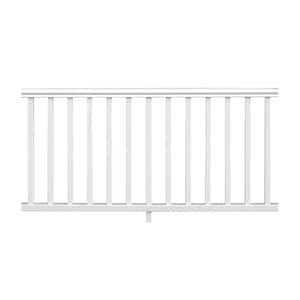 Veranda 3/4 in. x 8 ft. White PVC Reversible Trim - Zenithce