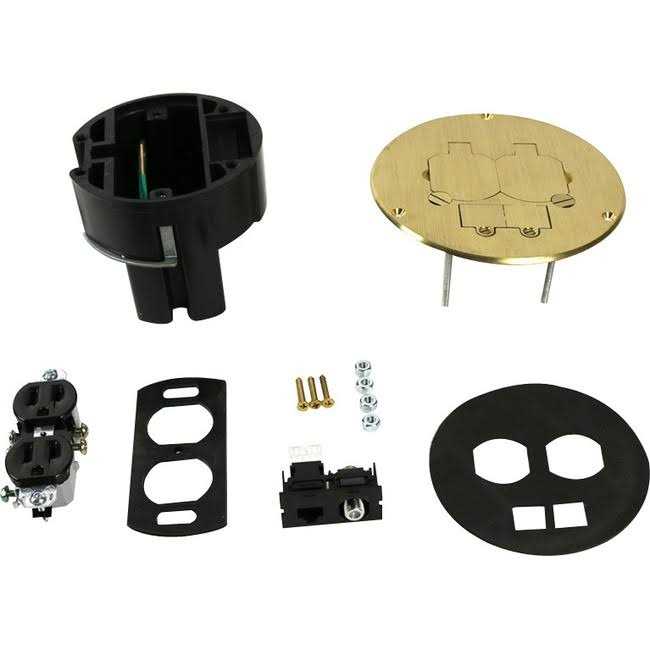 Wiremold 861QTC Wood Floor Box Assembly - Zenithce