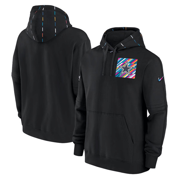 Dallas Cowboys Black 2023 Crucial Catch Club Pullover Hoodie - Zenithce