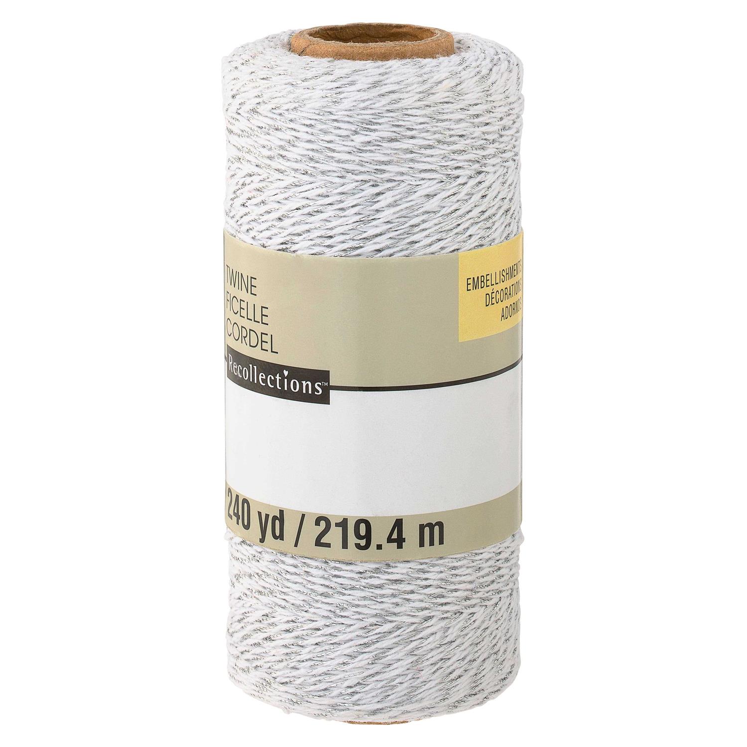 White Twine Spool By Recollections - Zenithce