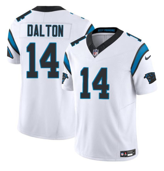 Carolina Panthers #14 Andy Dalton White 2024 F.U.S.E. Vapor Limited Stitched Jersey - Zenithce