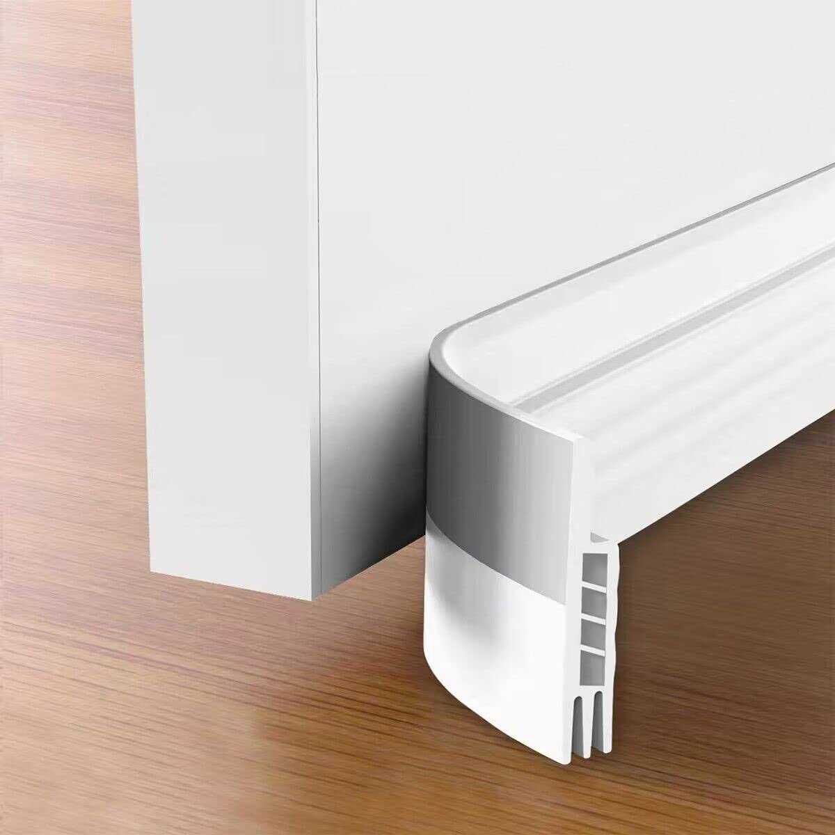 Suptikes 2 Pack Door Draft Stopperdoor Sweep for Exterior & Interior Doors,Door Bottom Seal Dust and Noise Insulation Weather Stripping Draft Guard - Zenithce