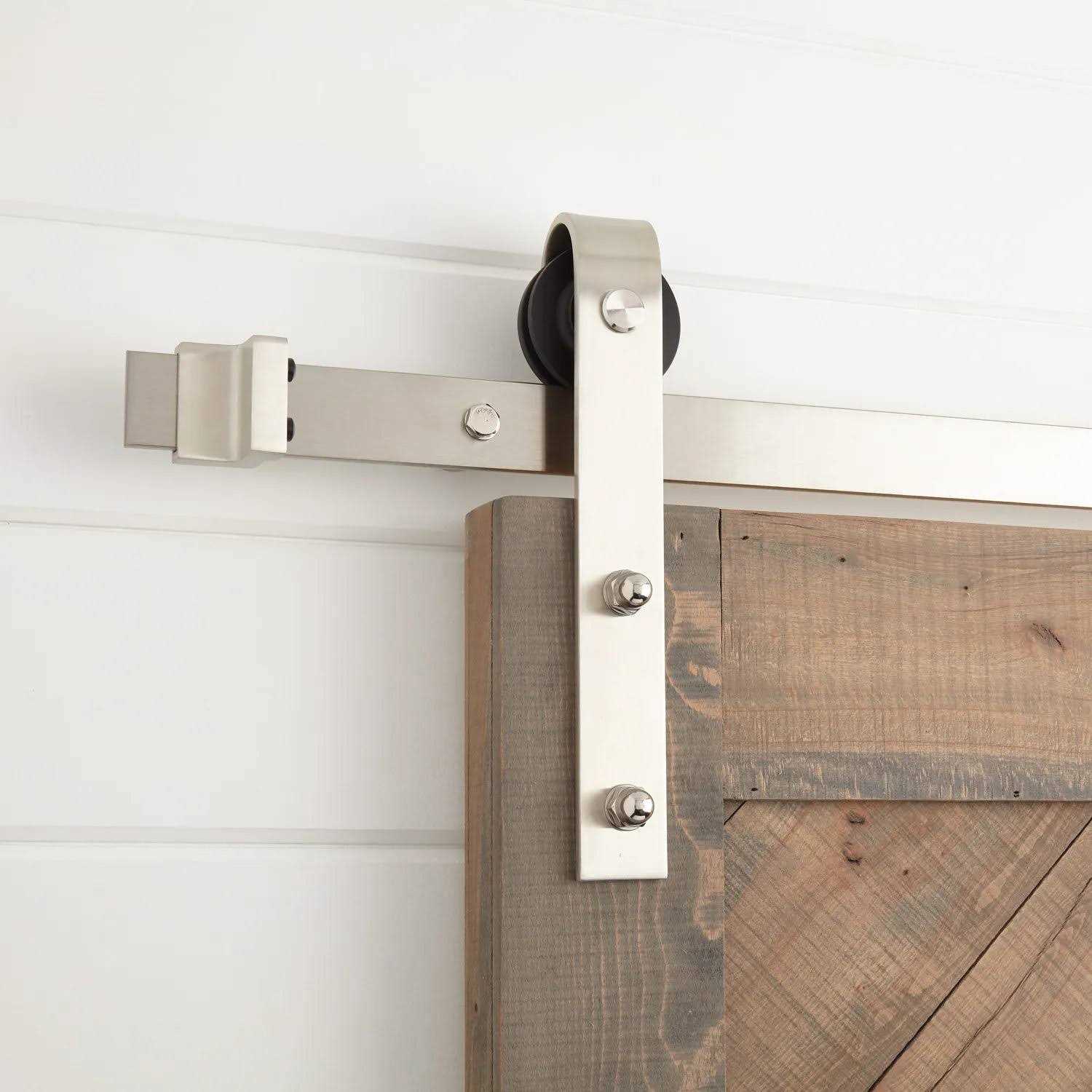 Signature Hardware Hal Single Bypass Barn Door Hardware Kit - Zenithce