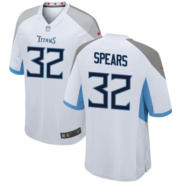 Tennessee Titans #32 Tyjae Spears White Stitched Game Jersey - Zenithce