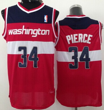 Washington Wizards #34 Paul Pierce Red Swingman Jersey - Zenithce