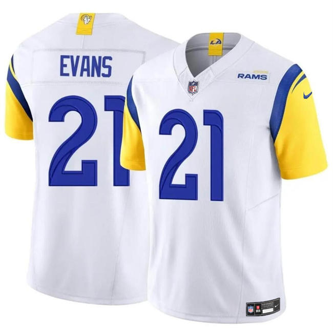 Los Angeles Rams #21 Zach Evans White 2024 F.U.S.E Vapor Untouchable Stitched Jersey - Zenithce