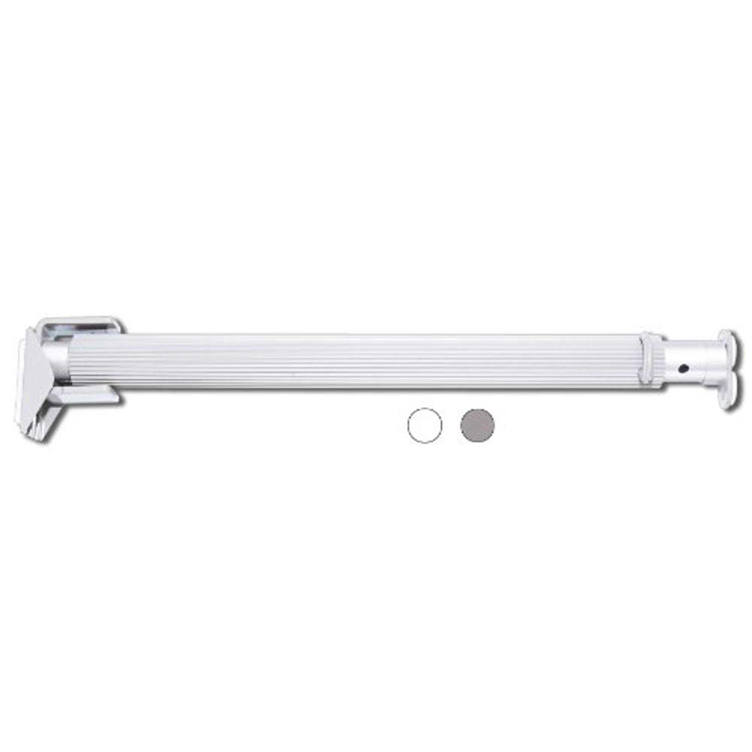 Wedgits Wedgit White Maxi Twist Tight Adjustable Sliding Window & Door Security Bar extends from 25 to 42 - Zenithce